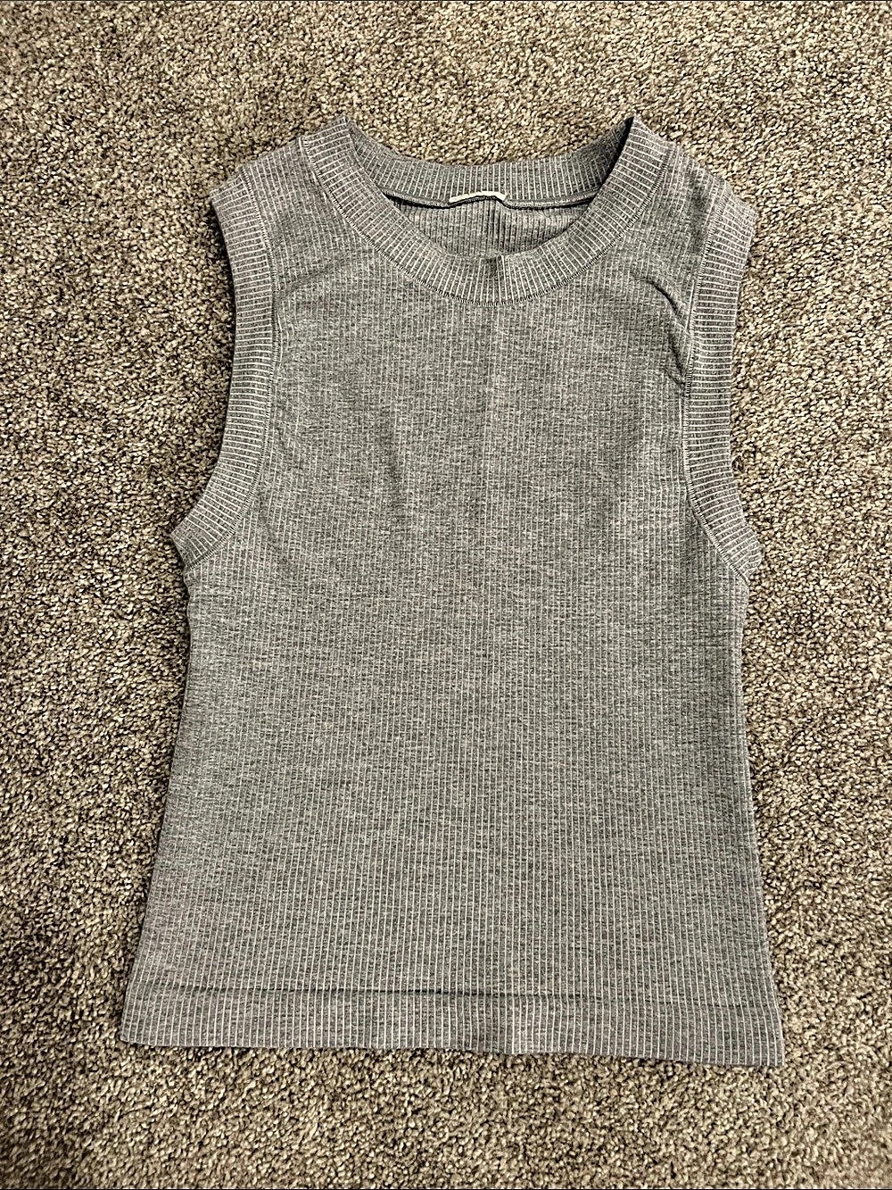 Athleta Renew Seamless Muscle Tanks,  Gray, Women’s XS (tag cut out)